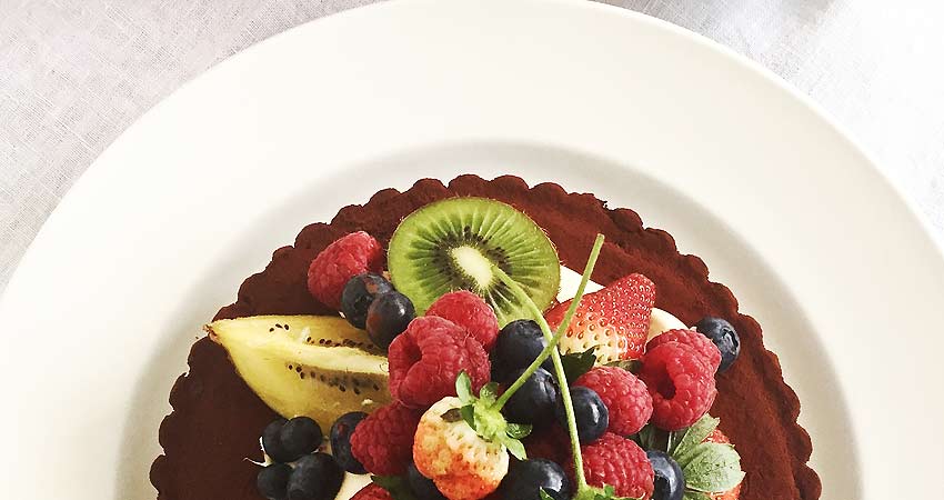 Blog No Bake Chocolate Ganache Tart With Piles Of Fruit01